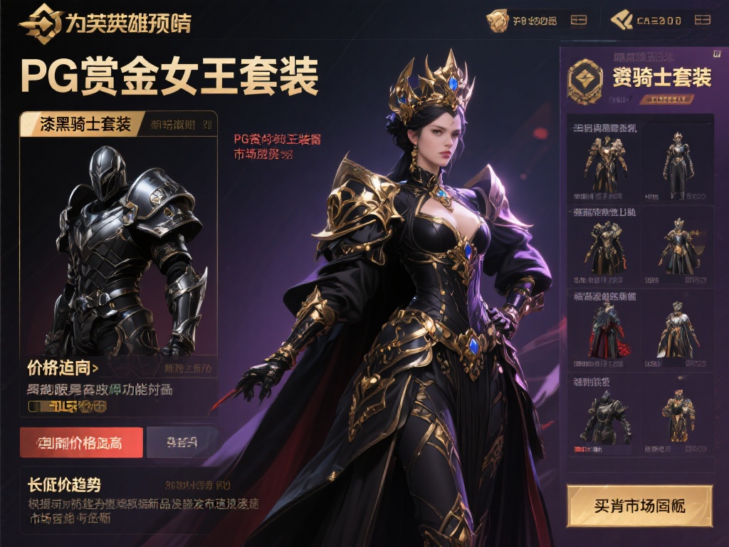 为预判“PG赏金女王套装”的价格走向，我们可以参考
