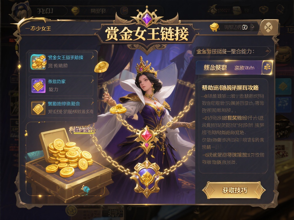 想必不少玩家在游戏中都听说过“赏金女王链接”这一难