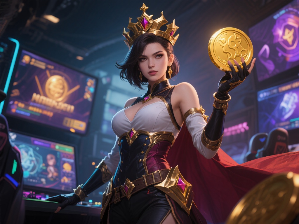 在竞争激烈的游戏世界中，赏金女王以其独立自强的形象